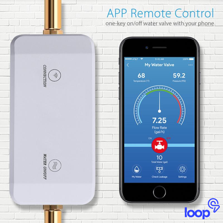 Loop Water Pressure Sensor With Valve WIFI